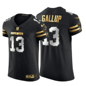Dallas Cowboys #13 Michael Gallup Nike Black Edition Vapor Untouchable Elite NFL Jersey