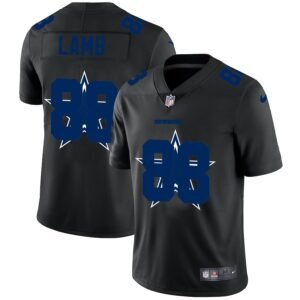 Dallas Cowboys #88 CeeDee Lamb Nike Team Logo Dual Overlap Limited NFL Jersey Black