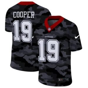 Dallas Cowboys #19 Amari Cooper Nike 2020 Black CAMO Vapor Untouchable Limited Stitched NFL Jersey
