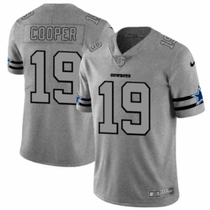 Dallas Cowboys #19 Amari Cooper Nike Gray Gridiron II Vapor Untouchable Limited NFL Jersey
