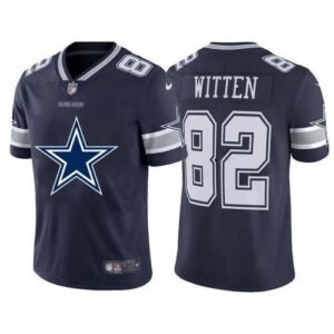 Dallas Cowboys #82 Jason Witten Navy Blue Nike Big Team Logo Vapor Limited NFL Jersey
