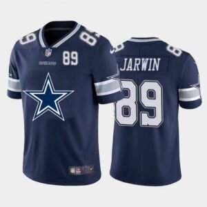Dallas Cowboys #89 Blake Jarwin Navy Blue Nike Big Team Logo Player Vapor Limited NFL Jersey