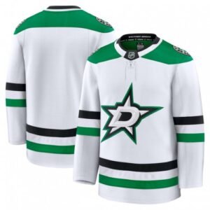 Dallas Stars Away Premium Blank Jersey – White