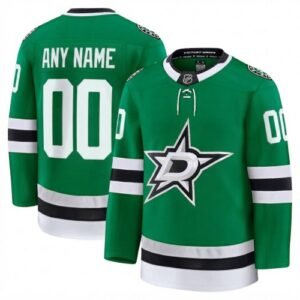 Dallas Stars Home Premium Player Custom Jersey – Kelly Green