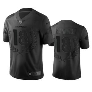 Denver Broncos #18 Peyton Manning Nike Black NFL MVP Limited Edition Jersey