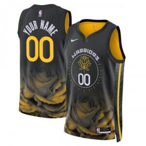 Golden State Warriors Nike Unisex Swingman Custom Jersey – Hardwood Classics – Black