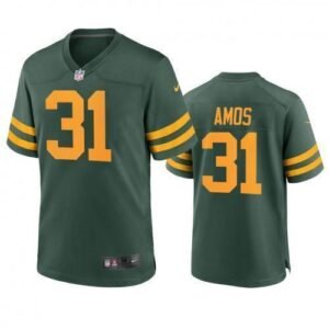 Green Bay Packers #31 Adrian Amos Nike Alternate Game Player Jersey – Green