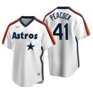 Houston Astros Brad Peacock White Cooperstown Collection Home Jersey