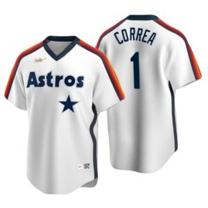 Houston Astros Carlos Correa White Cooperstown Collection Home Jersey