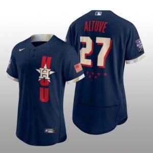 Houston Astros Jose Altuve MLB All-Star Game Authentic Navy Jersey