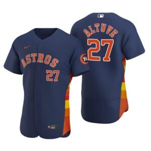 Houston Astros Jose Altuve Navy Authentic 2020 Alternate Jersey