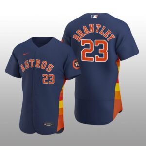 Houston Astros Michael Brantley Navy Alternate 2020 Authentic Player Jersey