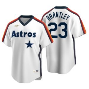 Houston Astros Michael Brantley White Cooperstown Collection Home Jersey