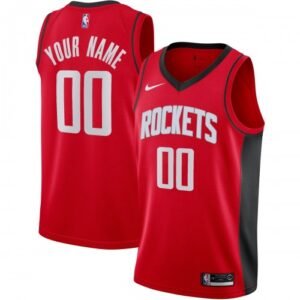 Houston Rockets Nike Custom Swingman Jersey – Red