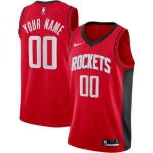 Houston Rockets Nike Swingman Custom Jersey – Red