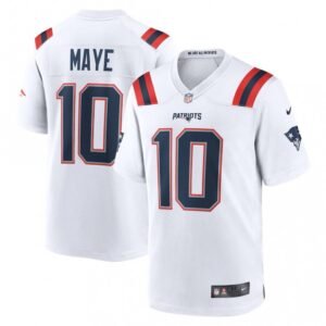 Drake Maye New England Patriots Nike Vapor F.U.S.E. Limited Jersey – White