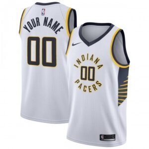 Indiana Pacers Nike Swingman Custom Jersey – Association Edition – White