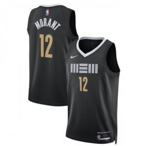 Ja Morant Memphis Grizzlies Nike Unisex Swingman Jersey – Black – Hardwood Classics