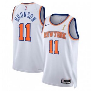 Jalen Brunson New York Knicks Nike White 2026 Champions Swingman Jersey – Association Edition