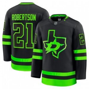 Jason Robertson Dallas Stars Alternate Premium Player Jersey – Black