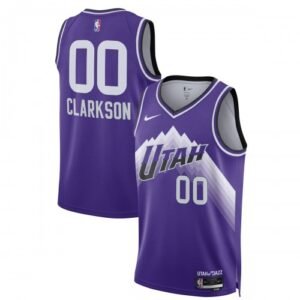Jordan Clarkson Utah Jazz Nike Unisex Swingman Jersey – Purple – Hardwood Classics