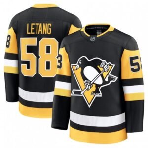 Kris Letang Men’s Pittsburgh Penguins Black Home Premium Jersey