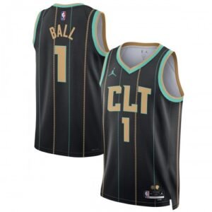 LaMelo Ball Charlotte Hornets Jordan Brand Unisex Swingman Jersey – Hardwood Classics – Black