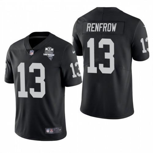 Las Vegas Raiders #13 Hunter Renfrow Nike 2020 Inaugural Season Vapor Limited NFL Jersey Black