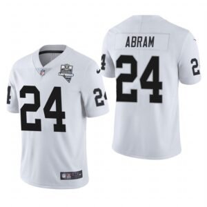 Las Vegas Raiders #24 Johnathan Abram Nike 2020 Inaugural Season Vapor Limited NFL Jersey White