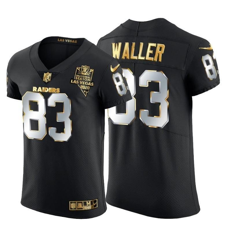 Las Vegas Raiders #83 Darren Waller Nike Black Edition Vapor Untouchable Elite NFL Jersey