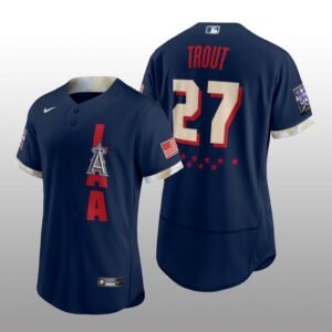 Los Angeles Angels Mike Trout MLB All-Star Game Authentic Navy Jersey