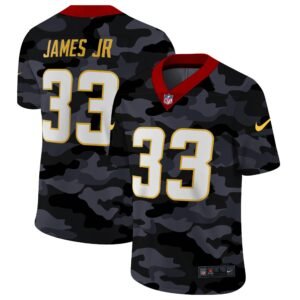 Los Angeles Chargers #33 Derwin James Jr Nike 2020 Black CAMO Vapor Untouchable Limited Stitched NFL Jersey