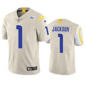 Los Angeles Rams #1 Desean Jackson Nike Vapor Limited NFL Jersey – Bone
