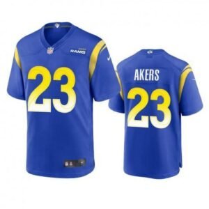 Los Angeles Rams #23 Cam Akers Nike Game NFL Jersey – Royal