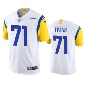 Los Angeles Rams #71 Bobby Evans Nike Alternate Vapor Limited NFL Jersey – White