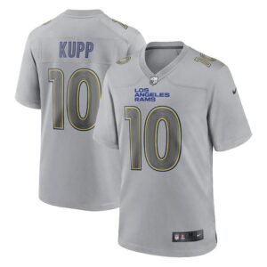 Los Angeles Rams #10 Cooper Kupp Gray Atmosphere Fashion Game Jersey
