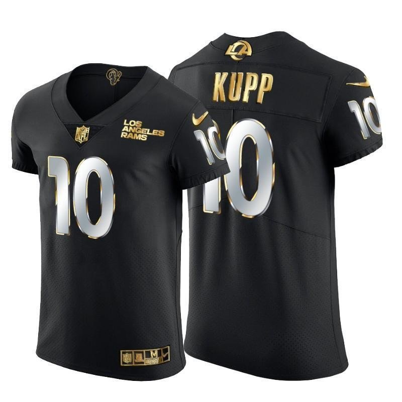 Los Angeles Rams #10 Cooper Kupp Nike Black Edition Vapor Untouchable Elite NFL Jersey