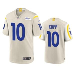 Los Angeles Rams #10 Cooper Kupp Nike Game NFL Jersey – Bone