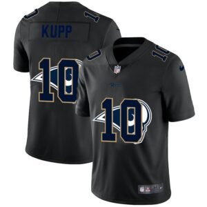 Los Angeles Rams #10 Cooper Kupp Nike Team Logo Dual Overlap Limited NFL Jersey Black