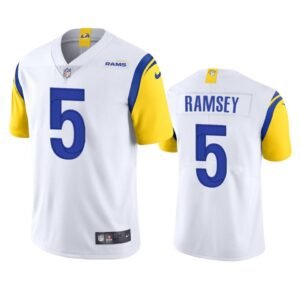 Los Angeles Rams #5 Jalen Ramsey Nike Alternate Vapor Limited NFL Jersey – White