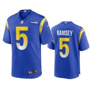 Los Angeles Rams #5 Jalen Ramsey Nike Game NFL Jersey – Royal