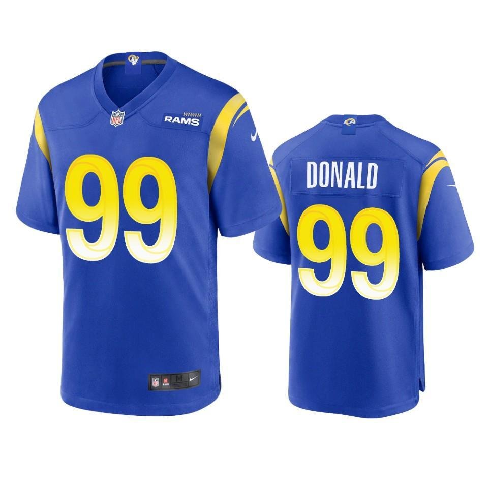 Los Angeles Rams #99 Aaron Donald Nike Game NFL Jersey – Royal