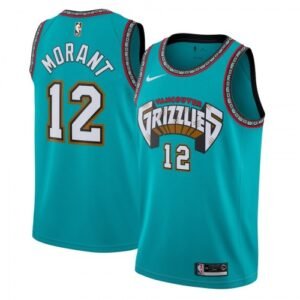 Men Memphis Grizzlies Ja Morant Nike Green 2019/20 Hardwood Classics Swingman Player Jersey