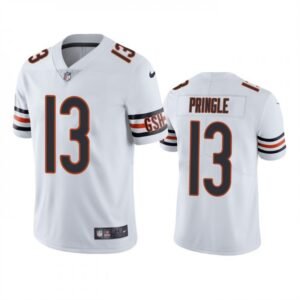 Men’s Chicago Bears #13 Byron Pringle White Vapor untouchable Limited Stitched Football Jersey