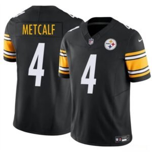 Men’s Pittsburgh Steelers #4 Metcalf Black F.U.S.E. Vapor Untouchable Limited Stitched Jersey