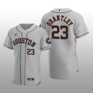 Men’s Houston Astros Michael Brantley Gray Alternate 2020 Authentic Player Jersey