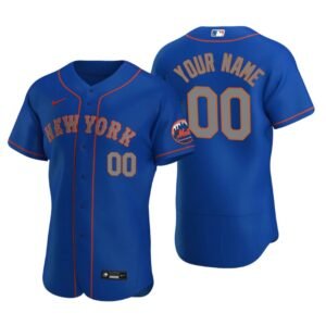 Men’s New York Mets Custom Royal Authentic 2020 Alternate Jersey