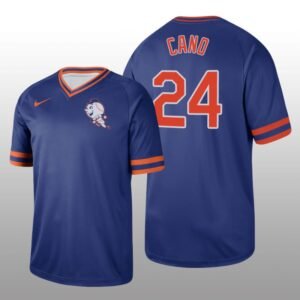 Men’s New York Mets Robinson Cano Royal Cooperstown Collection Legend Jersey