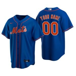 Men’s New York Mets Royal Replica 2020 Alternate Custom Jersey