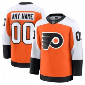 Men’s Philadelphia Flyers Orange Home Premium Custom Jersey